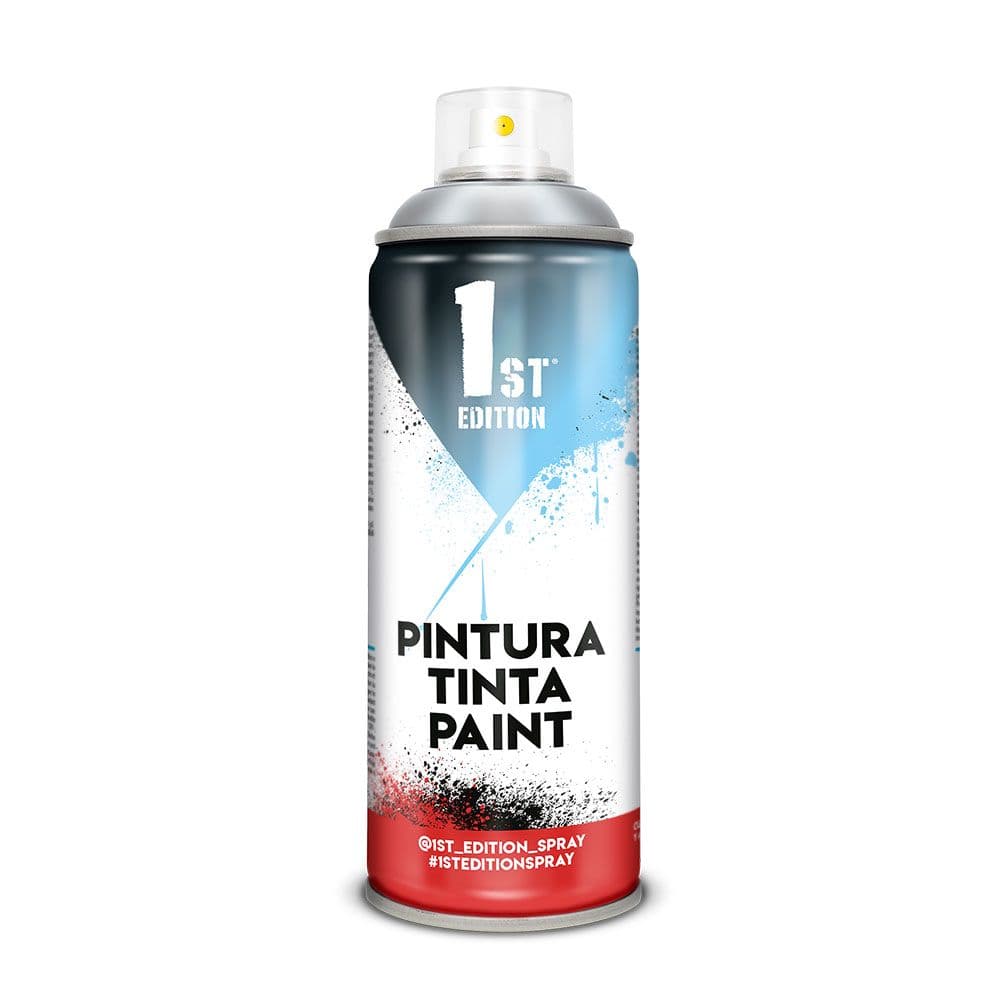 TINTA EM SPRAY 1ST EDITION 520CC / 300ML MATE PRATA REF.661