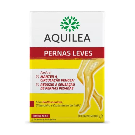 Aquilea Pernas Leves 60 Comprimidos – Conforto Diário