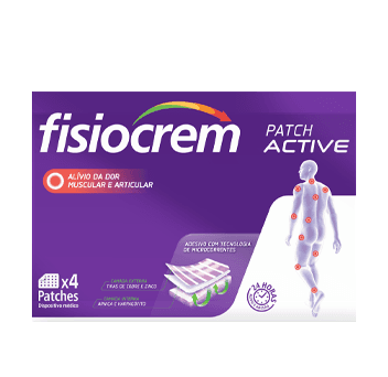 Fisiocrem Patches Active 4 Unidades (5x7cm) – Alívio da Dor & Contraturas