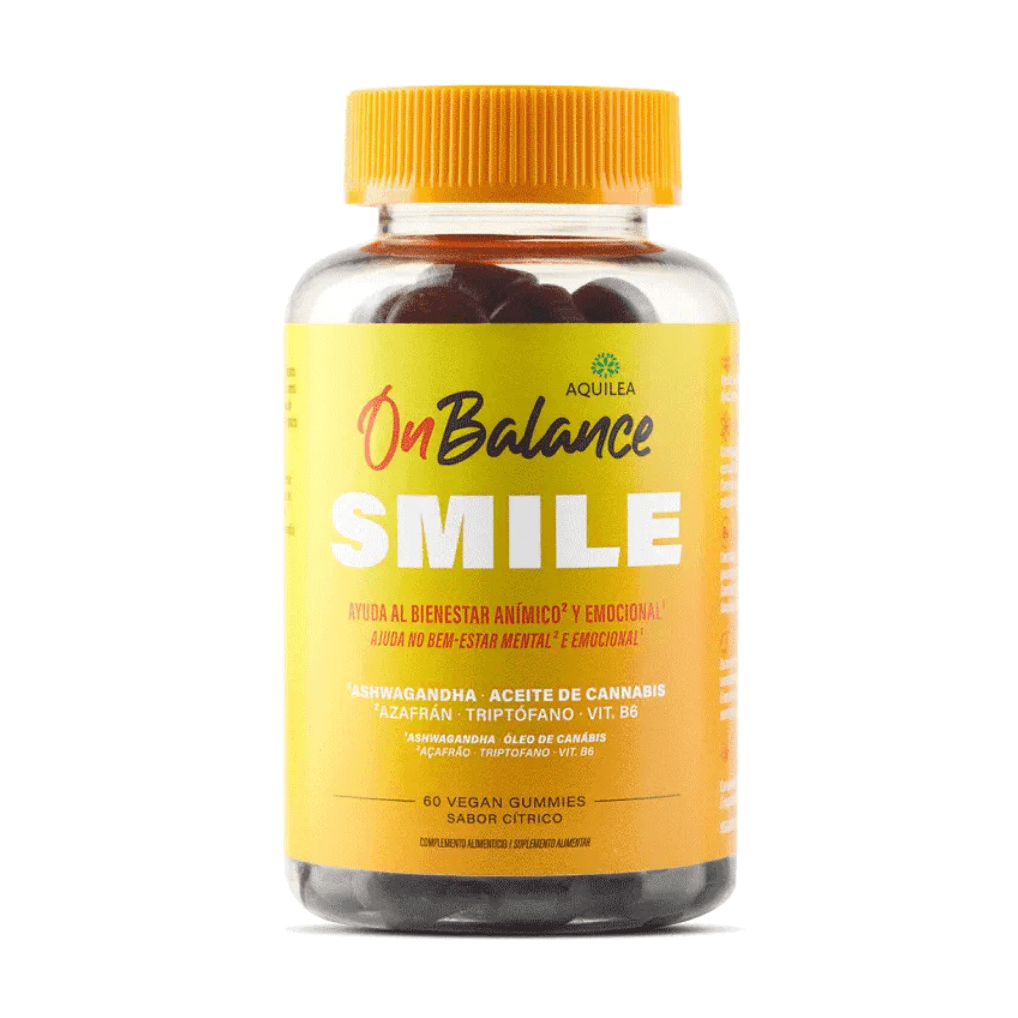 Aquilea On Balance Smile Gomas 60 Unidades