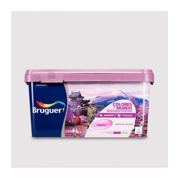 Bruguer Colores Del Mundo Japon Matiz de Violeta 4L