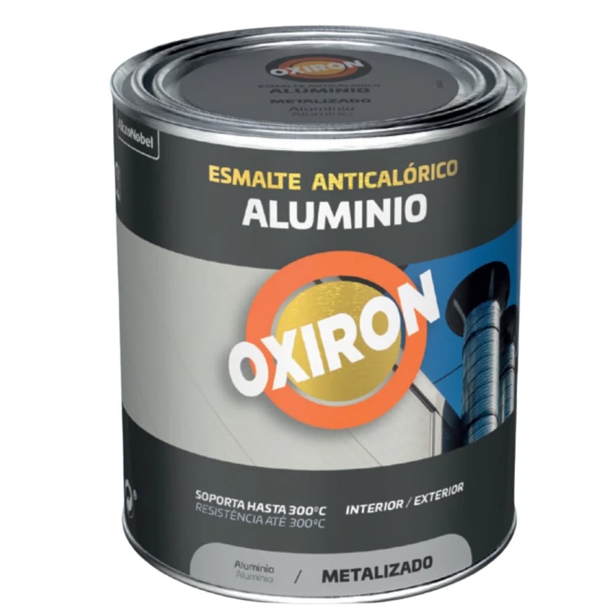 Oxiron Anti-calórico Aluminio 0.25L refª 5797322 Akzonobel - 5797322 - Ferramentaspro.pt