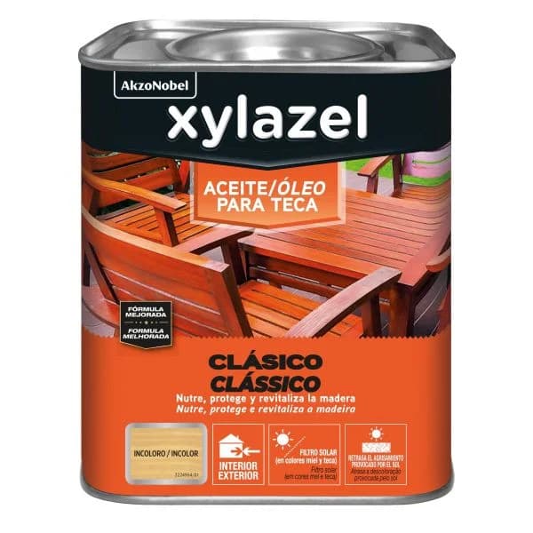 Xylazel Óleo Teca Incolor 750ml