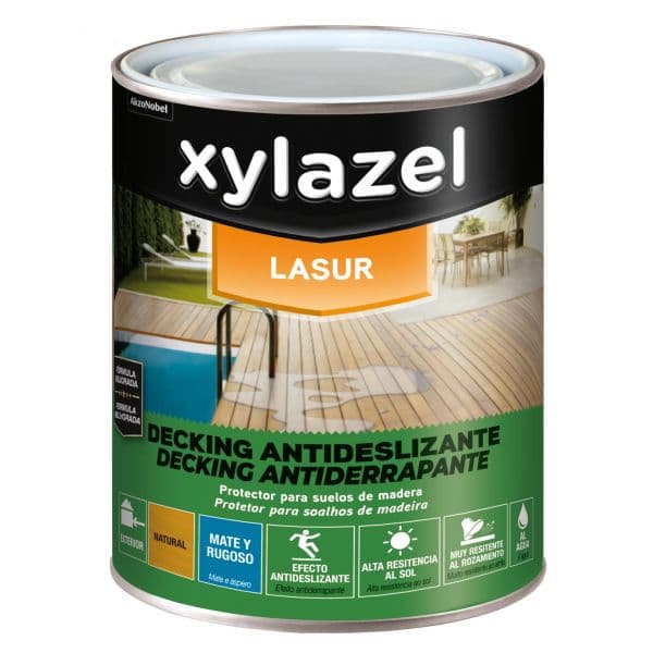 Xylazel Decking Antideslizante Natural 4L