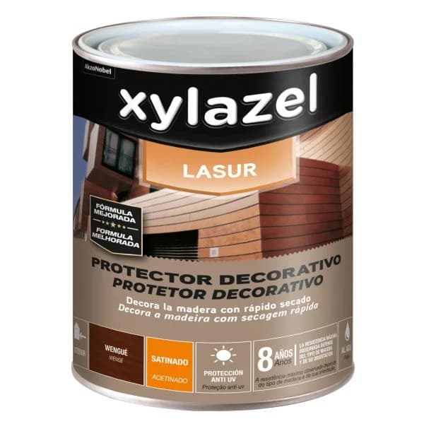 Xylazel Lasur Água Acetinado Wengué 750ml
