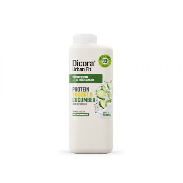 Dicora Gel Banho Cremoso Iogurte e Pepino Urban Fit 400ml