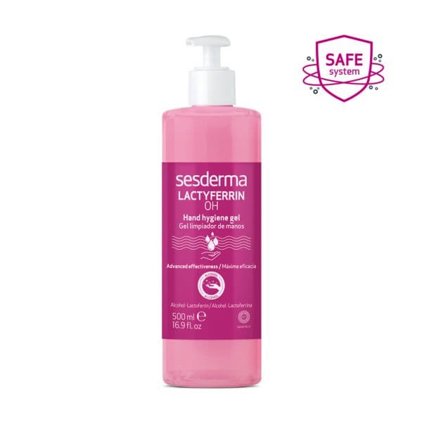 Sesderma Lactyferrin OH 70% Álcool Gel Higienizante de Mãos 500ml