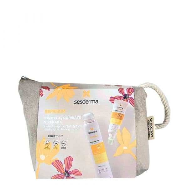 Protetor Solar Sesderma Repaskin Fluído Invisível FPS50+ 50ml + Spray FPS50+ 200ml