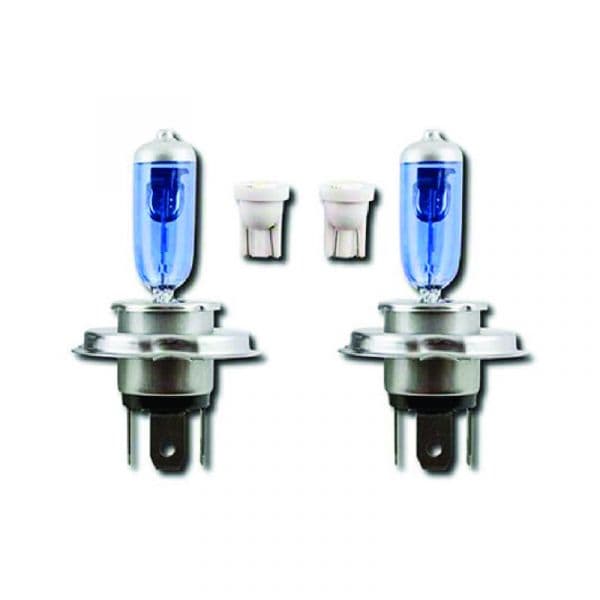N/a Kit Lâmpadas H4 Branco 6000K+2 T10 - BOM12589