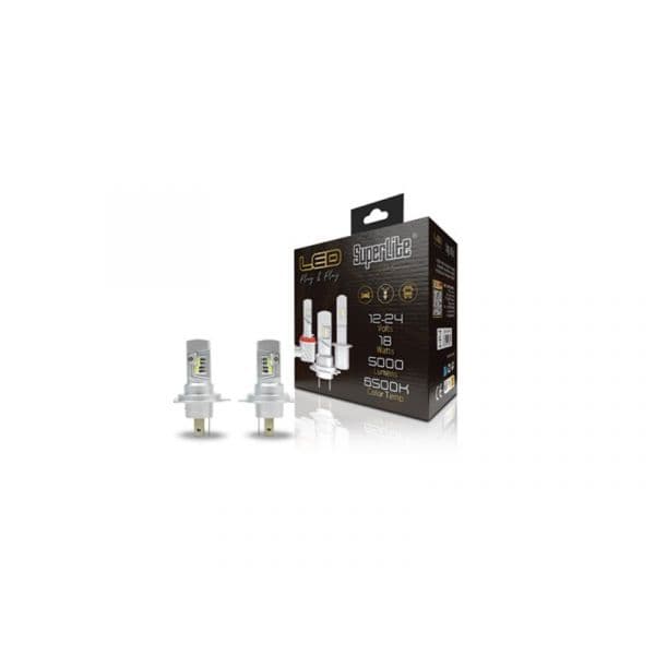 N/a Kit Lâmpadas Halo LED H4 Plug&play Gold 12|24V - BOM12316
