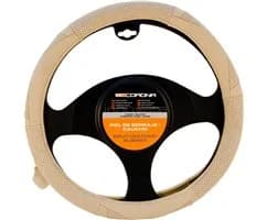 Bc Corona Cobertura de Volante Pele Bege Bege - 04.FVO10157