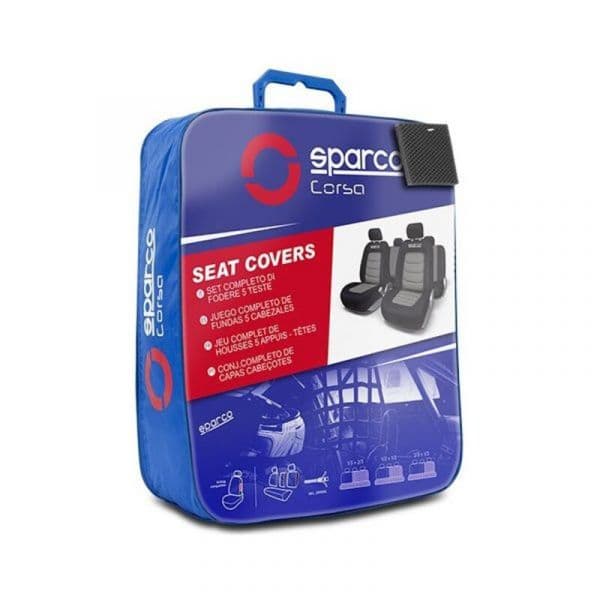 Sparco Kit Coberturas de Bancos S-line Corsa Cinza