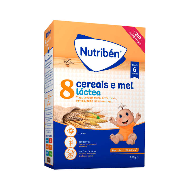 NUTRIBEN FARINHAS 8 CEREAIS MEL BOLACHA MARIA 250G | WOWFARMA