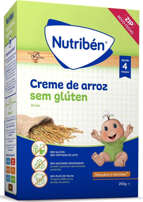Nutriben Primeira Papa Creme de Arroz +4 meses 250g