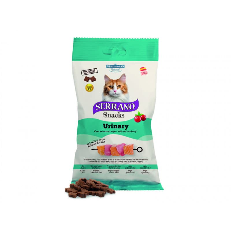 Serrano Snacks Para Gatos Urinary Salmon y Atun