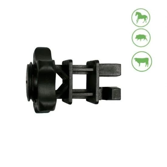 PASTORMATIC Isolantes dfv-21 Vedação Cavalo Vaca Javali Ø 12 mm Preto