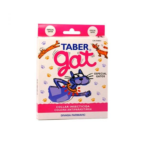 TaberGat Coleira Antiparasitária Gato 33cm