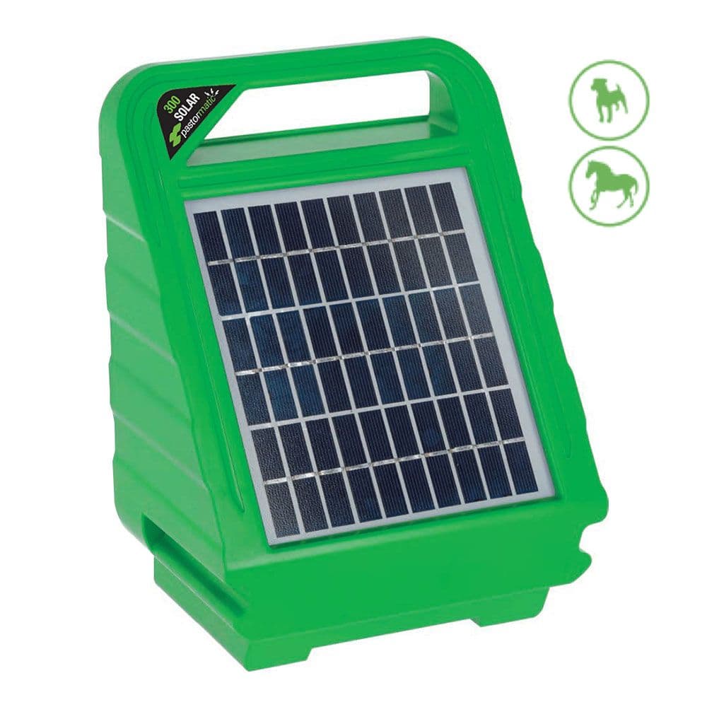 Pastormatic Pastor 300 Solar Electric Fence Energizer Black