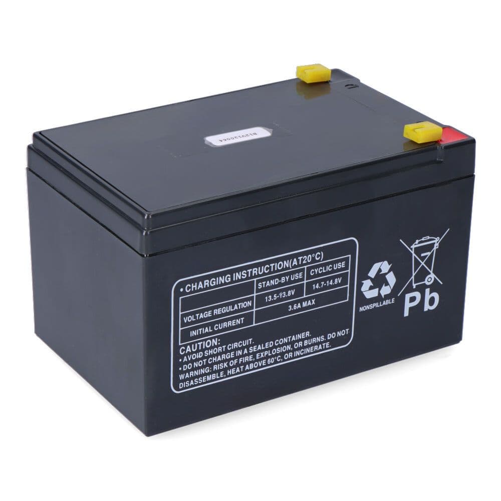 Bateria Pastormatic 12V 12Ah Selada Preta