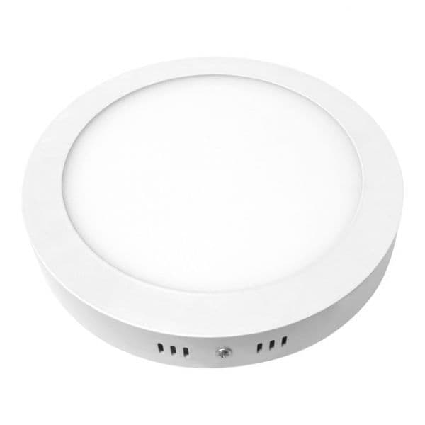Garza Downlight Superficie LED Circular Ø300 24W 2160 Lumens 65K Luz Fría, Blanco