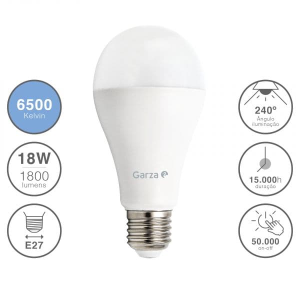 Garza Lampada led Standard E27 18w Fria E27 / 18w=120w / 1800l - 461056a