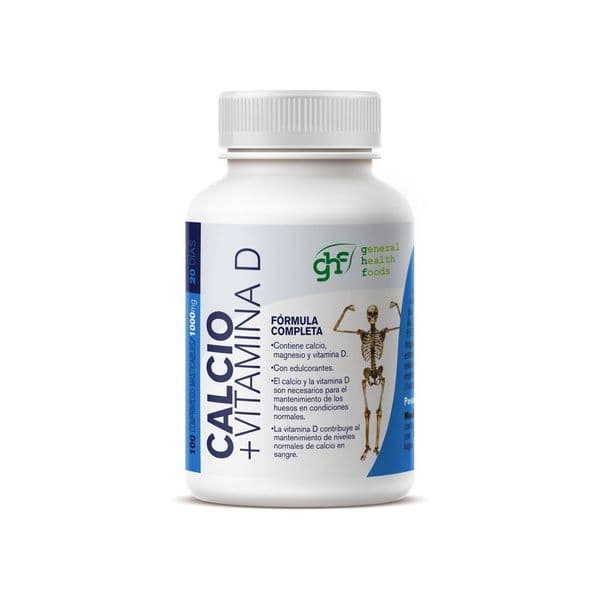 Ghf Cálcio + Vitamina D 1000mg 100 Comprimidos Mastigáveis de 1000mg