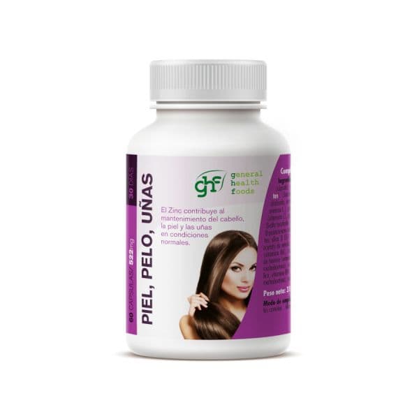GHF Cabelo, Pele e Unhas 522mg 60 Cápsulas