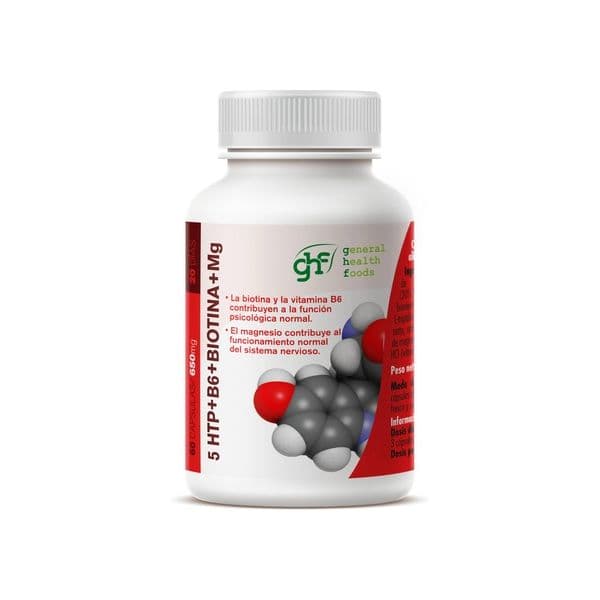 Ghf Triptofano 5 Htp 60 Cápsulas de 650mg