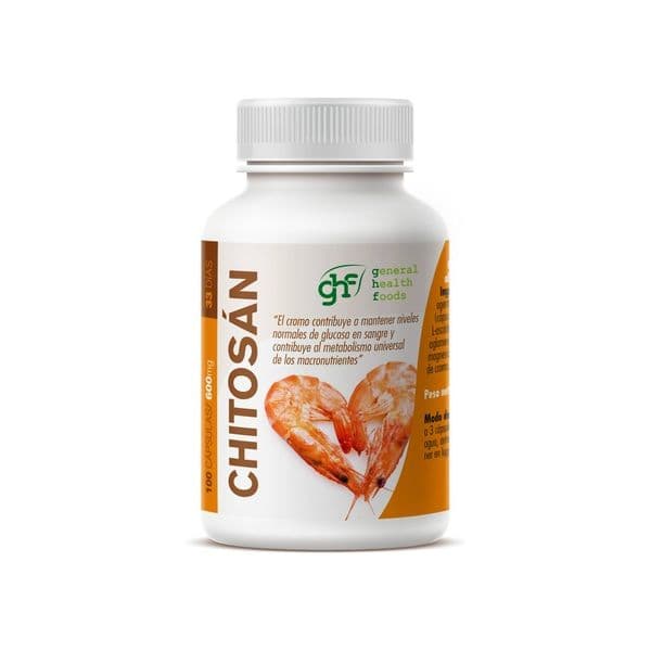 Ghf Bloqueador de Gordura Quitosana 100 Cápsulas de 600mg
