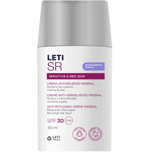Leti SR Creme Anti-Vermelhidão Mineral SPF30 40ml
