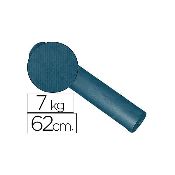 Impresma Papel Fantasia Kraft Liso 62cm Cobalto 7Kg