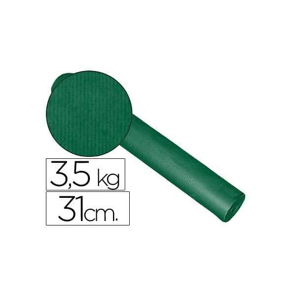 Impresma Papel Fantasia Kraft Liso Verde 31cm 3.5Kg