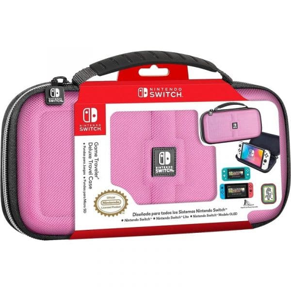 Ardistel Game Traveller Case Rosa Maleta de transporte para Nintendo Switch