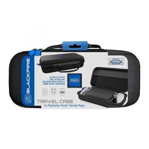 Blackfire Nylon Travel Case Mala de transporte compatível com PS5 Portal Remote Player