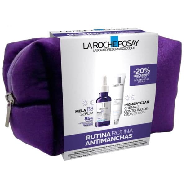 La Roche-Posay Rotina Anti-Manchas Mela B3 Sérum 30ml + Pigmentclar Creme de Olhos 15ml Coffret