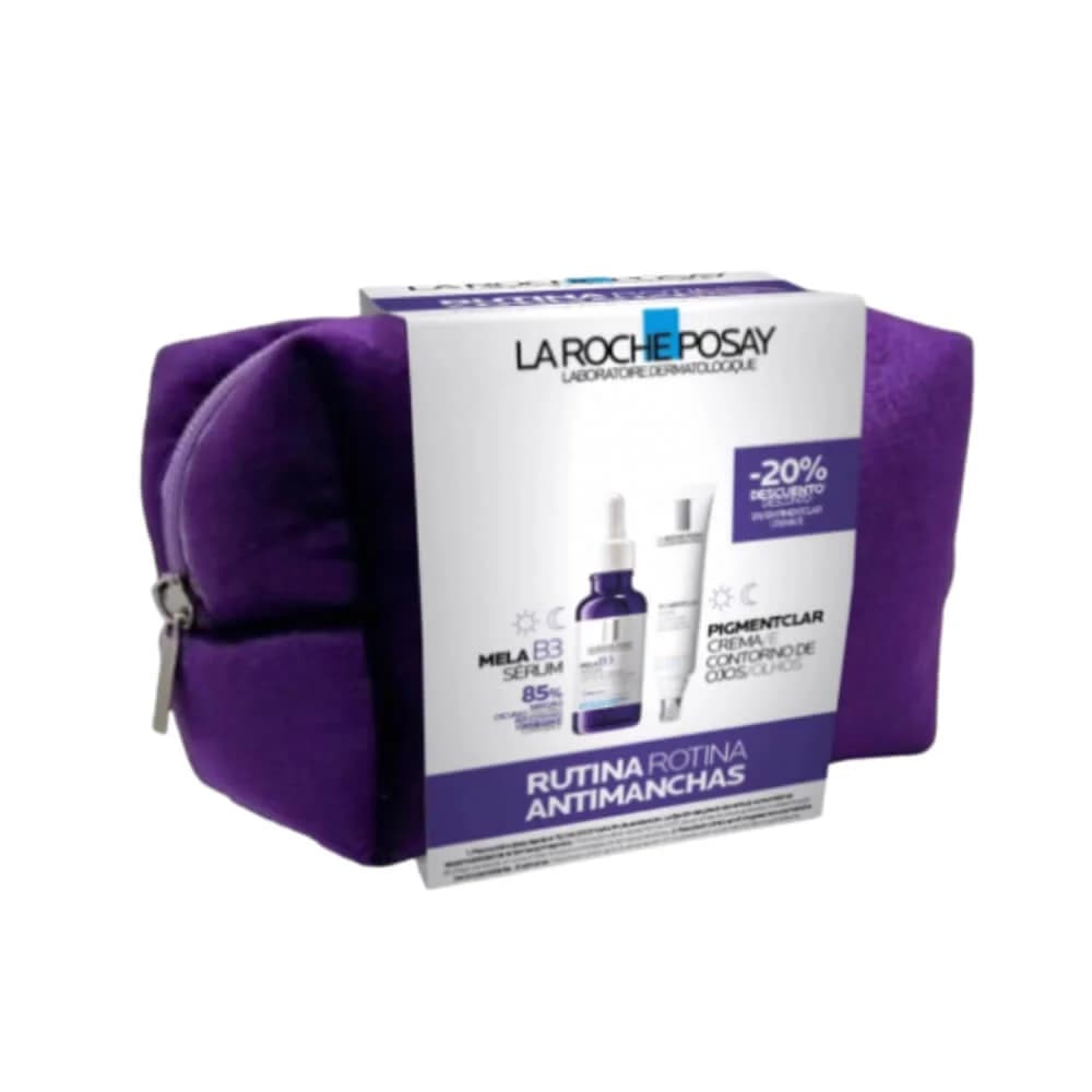 La Roche-Posay Rotina Anti-Manchas Mela B3 Sérum 30ml + Pigmentclar Creme de Olhos 15ml Coffret