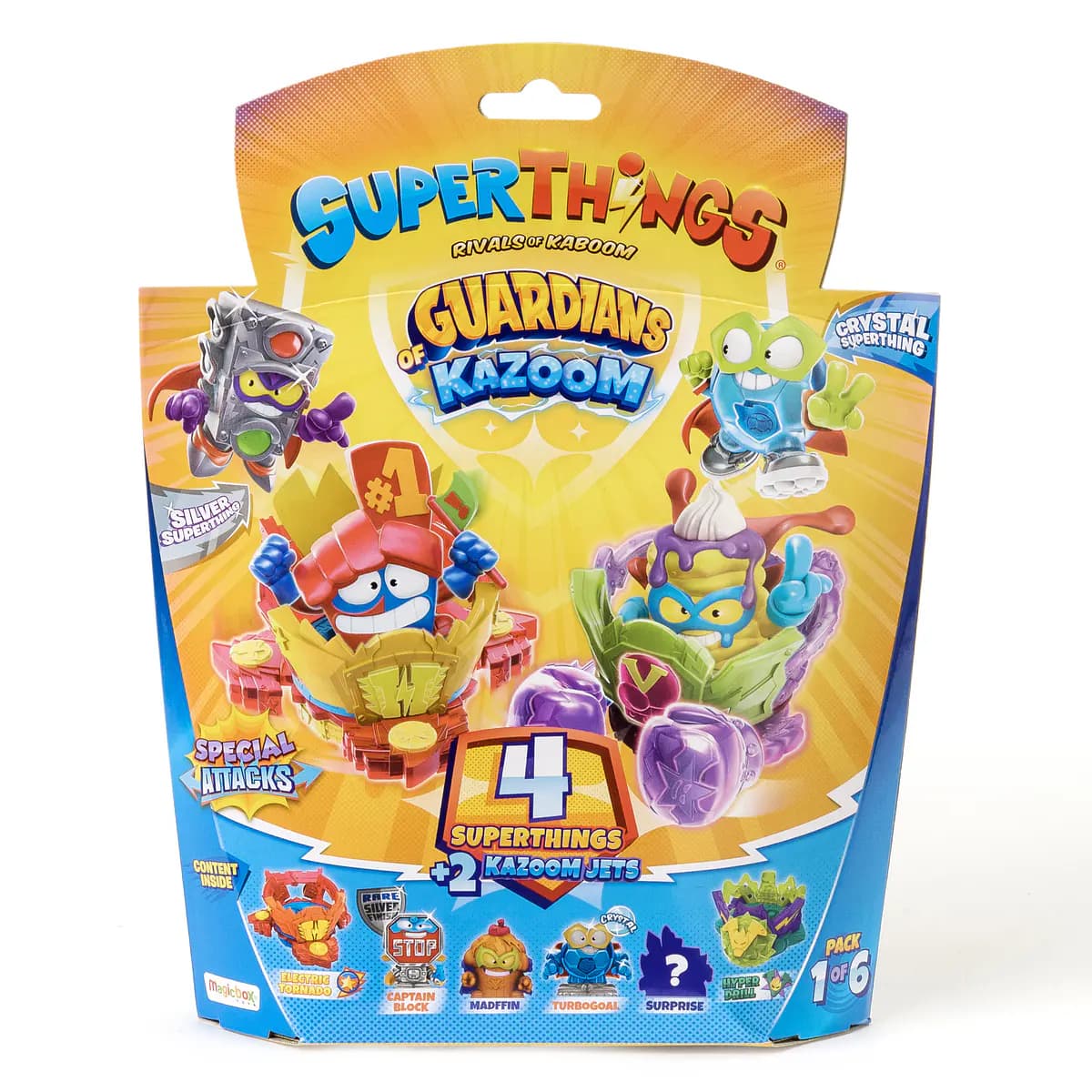SuperThings Guardians of Kazoom - Pack 4 + 2 Kazoom Jets