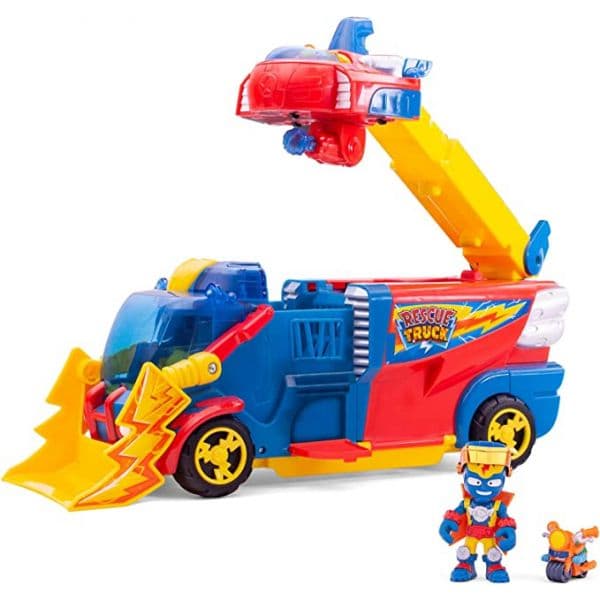 Camião de Resgate Superthings com Escada e Nave