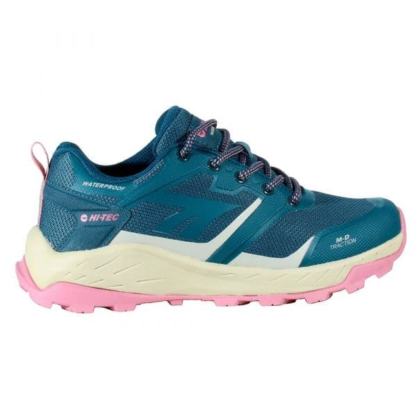 Hi-tec Toubkal Low Waterproof Hiking Shoes Azul 37 Mulher