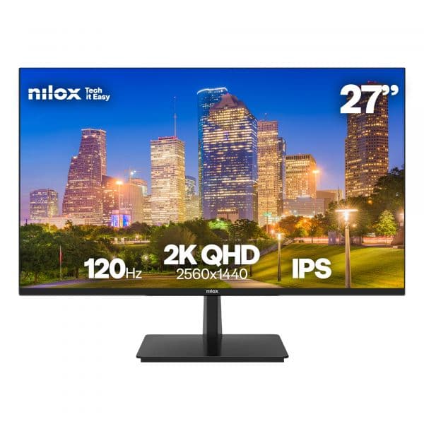 Monitor Nilox 27" NXM272K1204 QHD 120Hz IPS HDMI DP