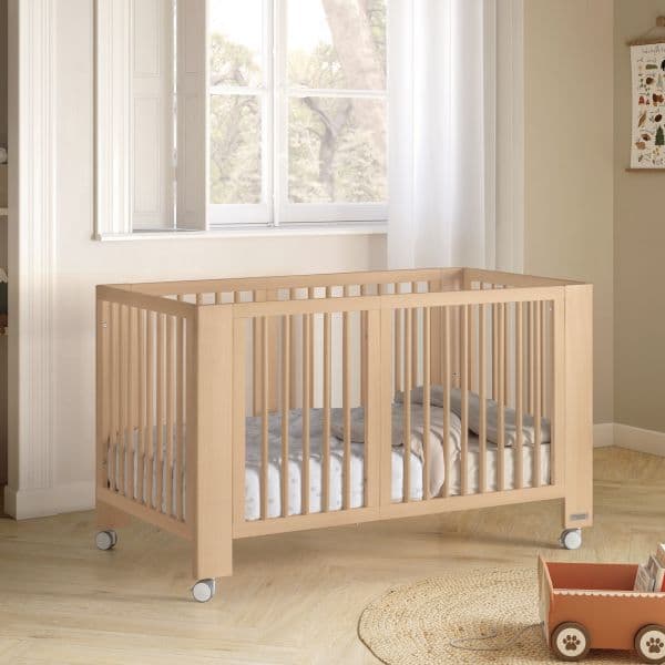 Berço Micuna Converbaby Cama Evolutiva Faia Natural