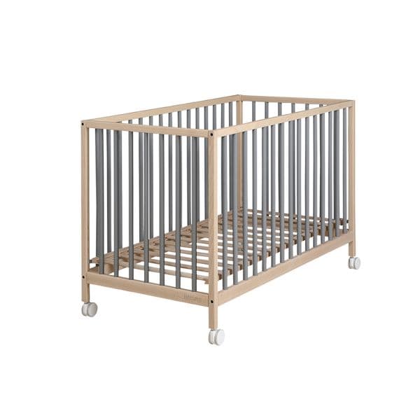 Berço Micuna Cama de Grades 120 X 60 cm Mountain Cot Bed Antracita/faia