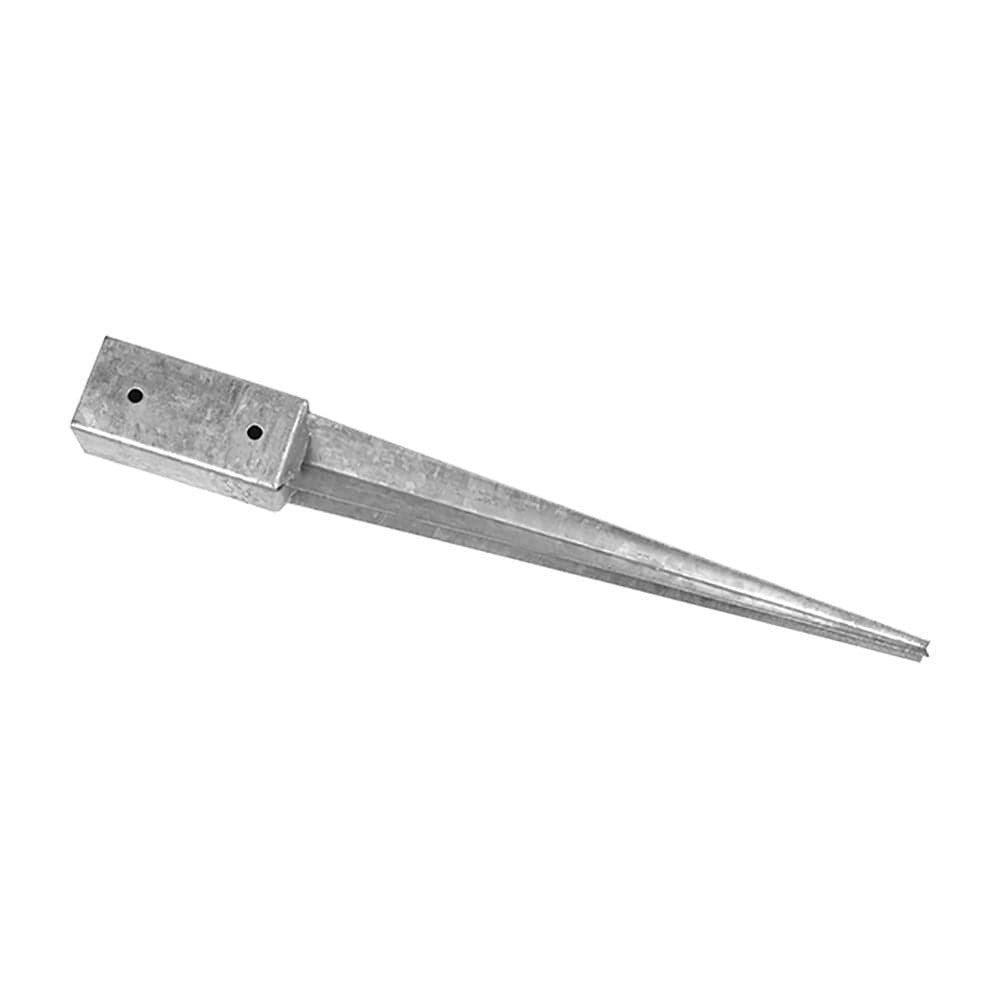 Faura Estaca Metálica Quadrada 9x9cm F50005 Cinzenta