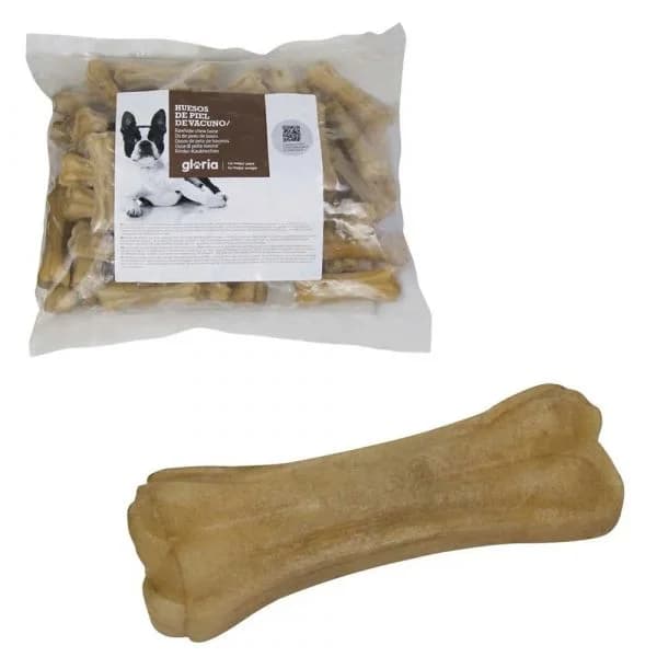 Gloria Huesos de Piel de Vacuno Castanho 300g 10 Unidades