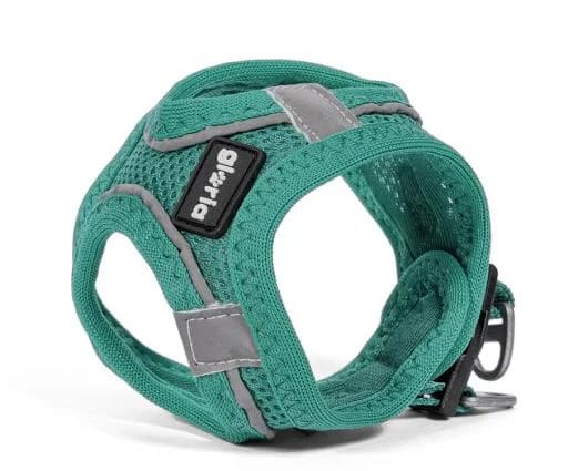 Gloria Arnês para Cães Air Mesh Trek Star Ajustável Turquesa Tamanho XXXS (18-20 cm)