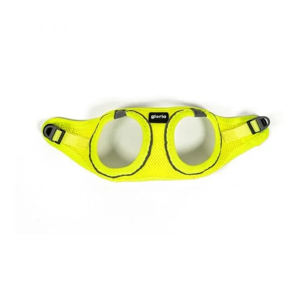Gloria Arnês para Cães Air Mesh Trek Star Ajustável Tamanho L Amarelo (33,4-35 cm)