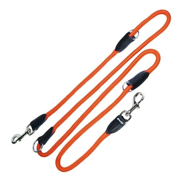 Gloria Pets Trela Multiposição Laranja 1 cm/200 cm