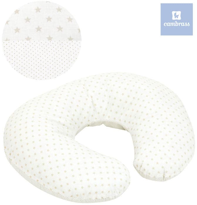Cambrass - Almofada de lactância BEIGE, STAR