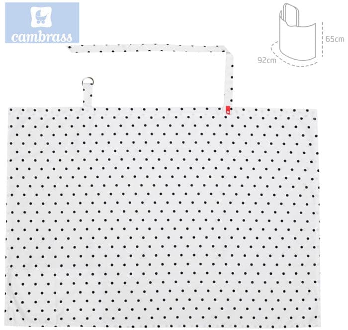 CAMBRASS - CAPA DE AMAMENTAÇÃO DOTS UNICO 92x65 CM