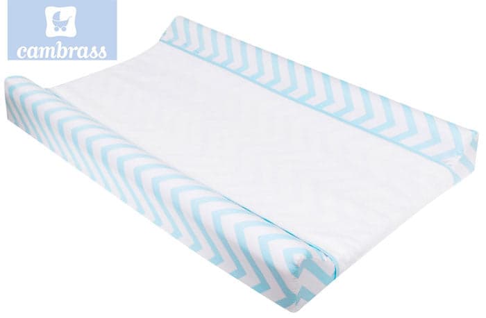 CAMBRASS - MUDA FRALDAS 47x80 CM ZIGZAG AZUL